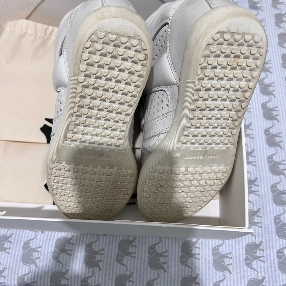 Isabel Marant White Ankle Boots - Picture 4 of 8